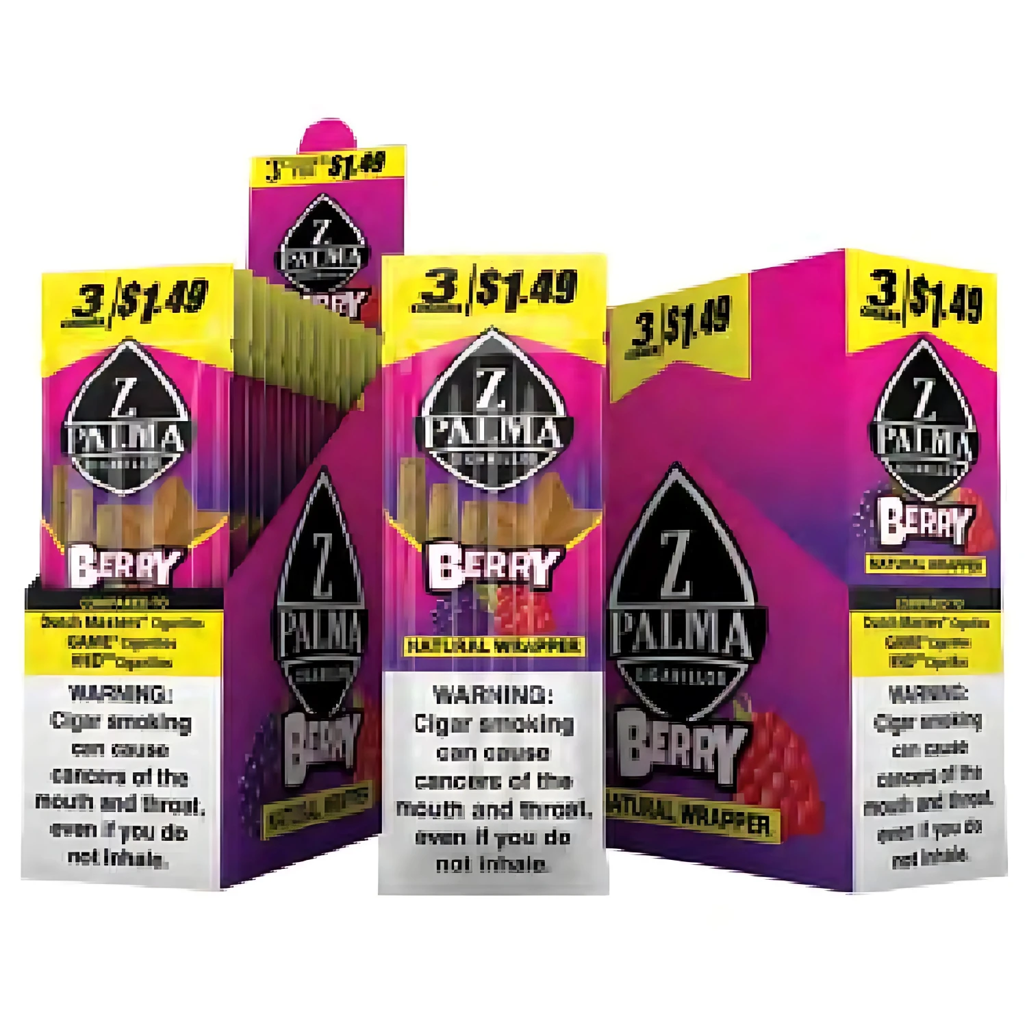 Z Palma natural leaf cigarillos 3x$1.49